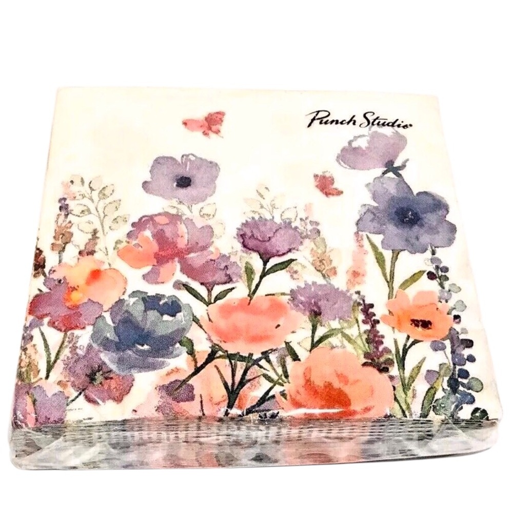 Punch Studio Garden Party Luncheon Napkins (13823), 40 ct